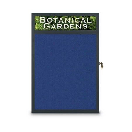 United Visual Products Open Faced Traditional Corkboard, 60x48" UV644A-GOLD-KEYLIME